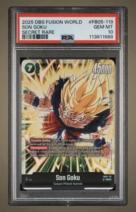 2025 Dragon Ball Super Son Goku FB05-119 Secret Rare PSA 10 💎 GEM MT - Picture 1 of 2