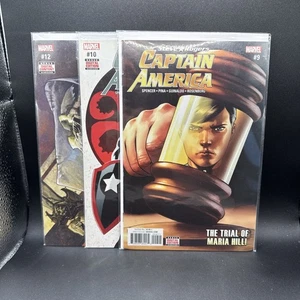 Steve Rogers Captain America #9 10 & 12. ERSTDRUCK MARVEL COMICS (2017)(G17-15) - Bild 1 von 4