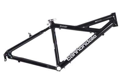 Cuadro de bicicleta de montaña Cannondale M500 CAD3 de aluminio de 26" de 14" XS verde usado años 90 Foto 1 de 4