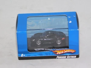 2007 Mattel Hot Wheels Porsche Cayman BLACK 1:87 scale w/ Case - Picture 1 of 2