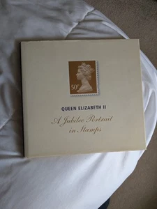 Queen Elizabeth ii a jubilee portrait in stamps 112 page book - Picture 1 of 5