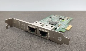 Dell Broadcom N27204 Dual Port Ethernet Card High Profile Dell P/N:00FCGN - Afbeelding 1 van 7