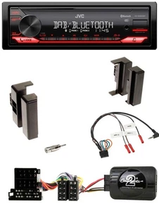 JVC Bluetooth USB DAB Lenkrad Autoradio für Audi A4 B5 bis 99 A6 C4 bis 97 A8 D2 - Bild 1 von 9