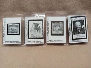 MYSTIC STAMP CO Soportes de sello negro MM504 MM506 MM507 MM509 PAQUETES ABIERTOS - Imagen 1 de 1