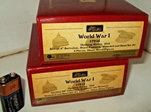 Reduzierte Startauflösung, X2 Britains Box Sets aus WW1 "Opening Moves" in 54mm - Bild 1 von 5