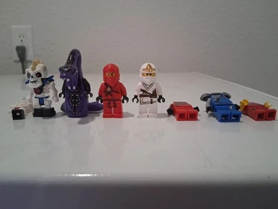 Lego Ninjago Lot Of 4 Complete Figures And Rest Are Parts - Image 1 of 4