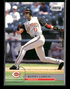 2002 Stadium Club #82 Barry Larkin Cincinnati Reds - Picture 1 of 2