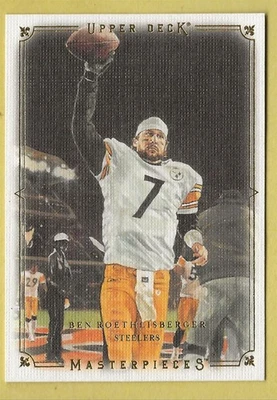 2008 Upper Deck Masterpieces Ben Roethlisberger Pittsburgh Steelers 7 - Image 1 of 2
