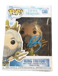 JAVIER BARDEM SIGNED THE LITTLE MERMAID KING TRITON FUNKO POP AUTOGRAPH JSA COA - Picture 1 of 2