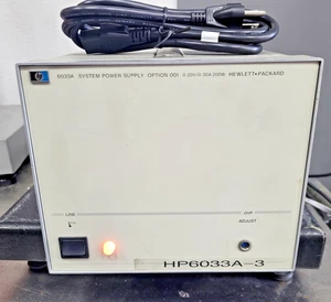 *TESTATO* HP 6033A Opzione 001 Alimentatore DC - Foto 1 di 5