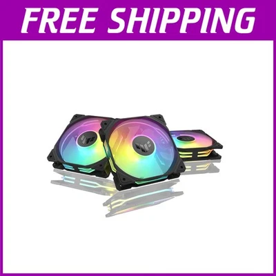 High-Performance TUF Gaming TR120 ARGB Fans - Triple Pack with Double-Layer LEDs - Image 1 of 4