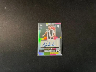 2024-25 Topps Juventus Team Set Soccer Autograph Pink #BA-NS Nicolo Savona 42/99 - Image 1 of 2