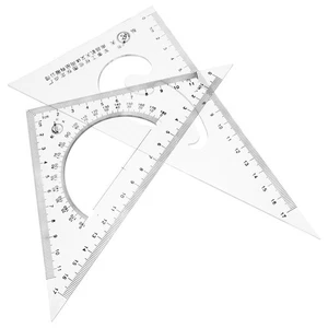 2 Pcs Triangle Board Student Math Function Graphing Ruller Drafting Triangles - Picture 1 of 12
