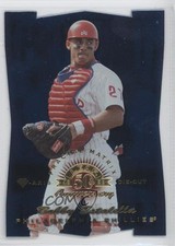 1998 Leaf Fractal Matrix Die-Cut Diamond-Axis Promos /50 Bobby Estalella #180