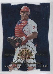 1998 Leaf Fractal Matrix Die-Cut Diamond-Axis Promos /50 Bobby Estalella #180