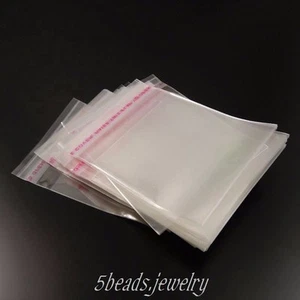 500 stk Klar Plastiktütchen selbstklebendem Verschluss Verpackung Taschen 7x5cm - Bild 1 von 4