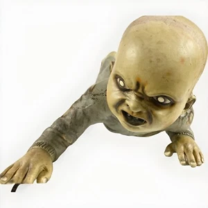 Large Vampire Creepy Doll Unique Prop Creeping Scary Haunted Boy 24" Long - Picture 1 of 11