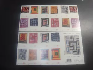 USA 2006 Sc#4089-98 39c Quilts of Gee's Bend Booklet of 20 Stamp MNH XF - Picture 1 of 1
