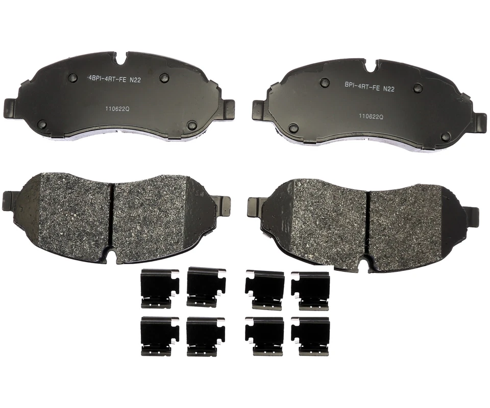 Conjunto de pastilhas de freio a disco dianteiro compatível com Ford Transit-150.250.350 HD - Imagem 1 de 1