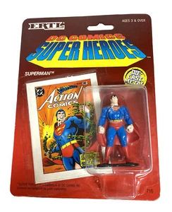 Modellino vintage anni '90 ERTL Superman pressofuso 716 DC Comics Supereroe - Foto 1 di 7