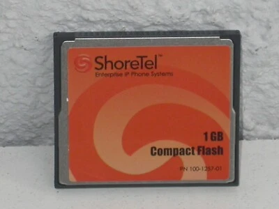 ShoreTel Innodisk 1GB Industrial Grade Compact Flash Card CF - Image 1 of 2