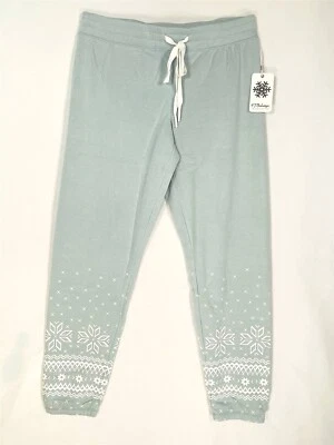 PJ Salvage Lounge Joggers Womens X-Large Soft Stretch Drawstring Light Blue - Image 1 of 4