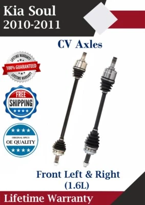 Nuevo eje CV delantero izquierdo y derecho OE para Kia Soul 2010-2011 1,6 L garantía de por vida Foto 1 de 4