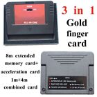 ALL-IN-ONE Gold Finger Card + Acceleration Card for SEGA SATURN SD Card Pseudo..