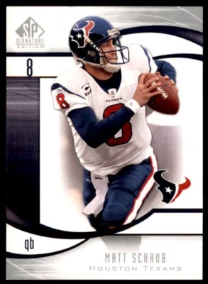 2009 SP SIGNATURE MATT SCHAUB HOUSTON TEXANS #158 - Image 1 of 2