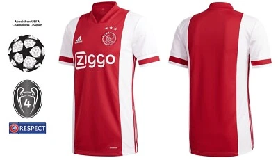 Trikot Adidas Ajax Amsterdam 2020-2021 Home I Heim UCL Champions League Badge - Bild 1 von 4