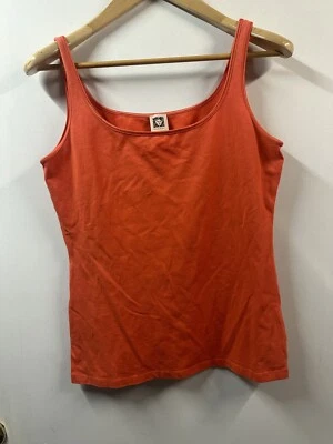 Camiseta sin mangas Anne Klein para mujer camisola boho naranja talla mediana Foto 1 de 4