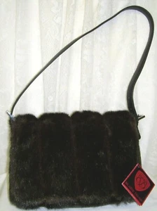 Blaine Trump Faux Fur Shoulder Handbag With Tag - Picture 1 of 3
