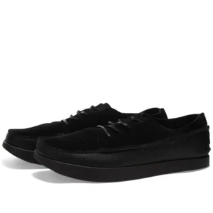 Yogi Nigel Cabourn Finn Shoes Suede Leather Black RRP£160 - Picture 1 of 5