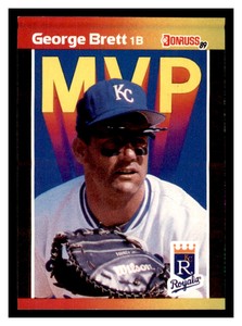 1989 Donruss Bonus MVP's #BC-7 GEORGE BRETT Kansas City Royals ~C3W