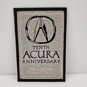 Rare Vintage 1996 Acura Tenth Anniversary Dealership Patch 10th Gray USA - Picture 1 of 2