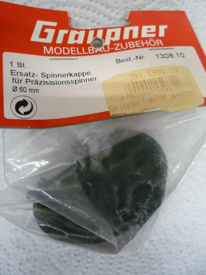 Graupner 1308.10 Tapa Spinner de Repuesto para Spinner de Precisión 60 Negro Foto 1 de 1