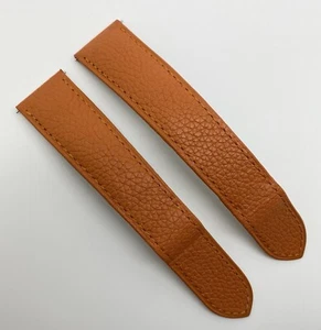 Authentisches neues Cartier Tank 20,5 mm x 18 mm orange Leder Uhrenarmband KD6VJAFG OEM - Bild 1 von 7
