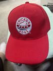 Chicago Dogs Red Embroidered Adjustable Baseball Cap New No Tags