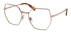 Miu Miu VMU 50VV Rose Gold (ZVF-1O1) Eyeglasses - Picture 1 of 1