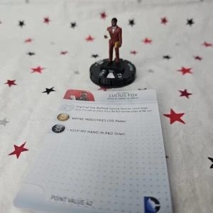 DC Heroclix Batman Lucius Fox 041 Rare With Card - Picture 1 of 3