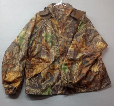 Cabela's Camo Hunting Jacket Men's XL Detachable Hood Advantage Timber - Image 1 of 4