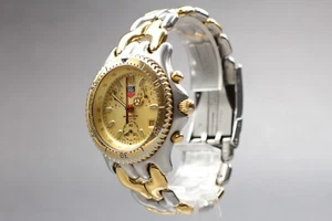 *FAST NEUWERTIG* TAG HEUER S/EL S35.406 GOLD DATUM CHRONOGRAPH 200M QUARZ HERREN UHR - Bild 1 von 10