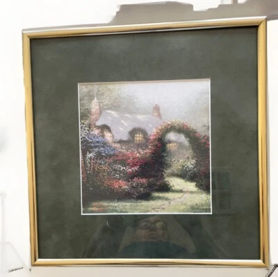 Thomas Kinkade Gold Framed Lithograph Print  “Glory of Morning” 10X10” Or 3 More - Image 1 of 4