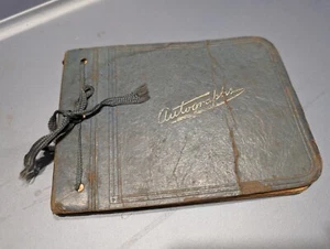 Vintage Autograph Book December 1926 Blue Soft Cover Rare - Picture 1 of 11