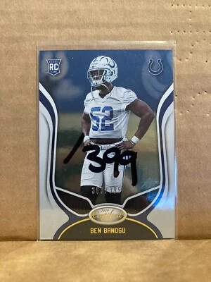 BEN BANOGU 2019 PANINI CERTIFIED ROOKIE RC /399 #179 - Image 1 of 2