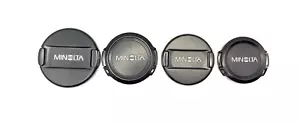 Bouchons d'objectif avant Minolta 62 mm, (2X) 55 mm 49 mm LF 1162 1055 1155 1049 vintage rare - Photo 1/10