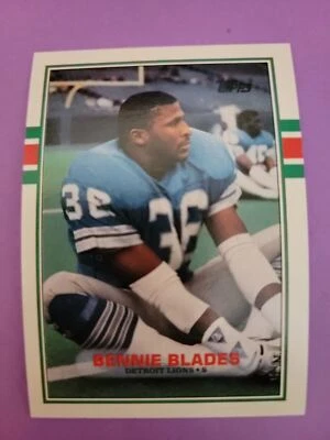 1989 Topps  Bennie Blades Detroit Lions #365  Rookie - Image 1 of 2