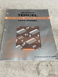 1993 Toyota Tercel Electrical Wiring Diagram OEM Manual - Picture 1 of 6
