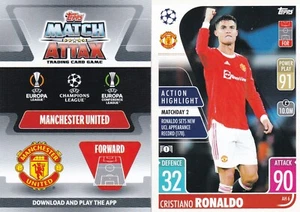 2021-22 Topps Match Attax EXTRA UEFA Action Highlight Cristiano Ronaldo #AH6 - Picture 1 of 1