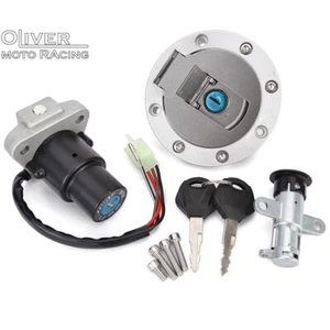 For Yamaha TZR125 TZR150 TZM150 Ignition Switch Fuel Gas Cap Seat Lock Key Set - Foto 1 di 13